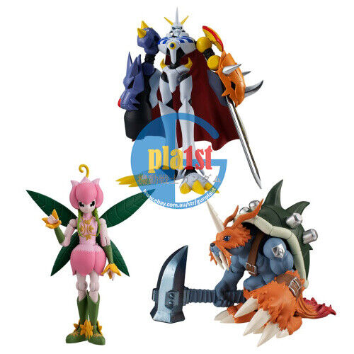 BrandNew Bandai Shodo Shokugan Digimon Vol.1 & Vol.2 & Vol.3 (Set of 9 no stand)