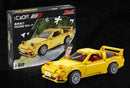 Brand New 1:12 CADA Initial D Mazda RX-7 FD3S Mazda 1655pc Toy Bricks