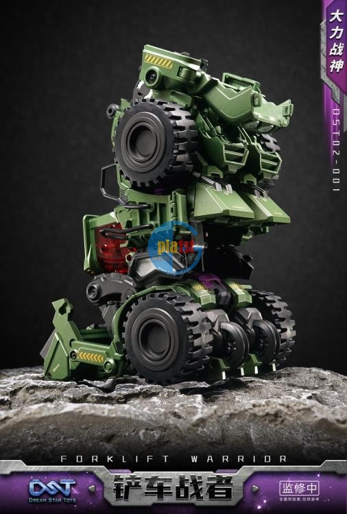 Brand New DREAM STAR TOYS DST02-001 Shovel Fighter (Forklift Warrior) Transform