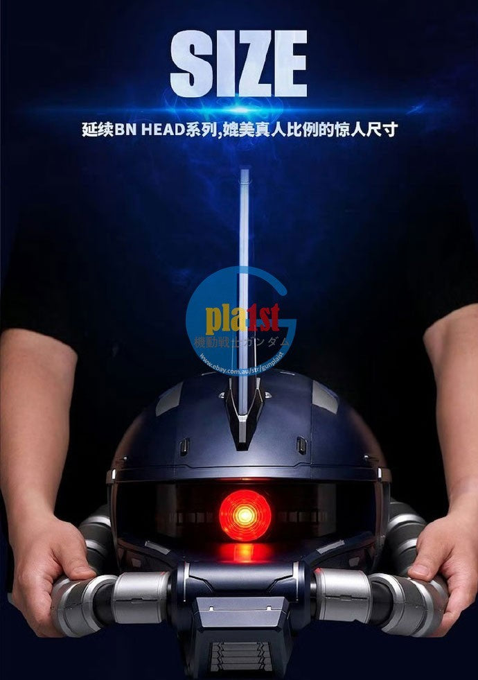 Brand New BANDAI BN Gundam Head Collection Black Tri-Star's Zaku II