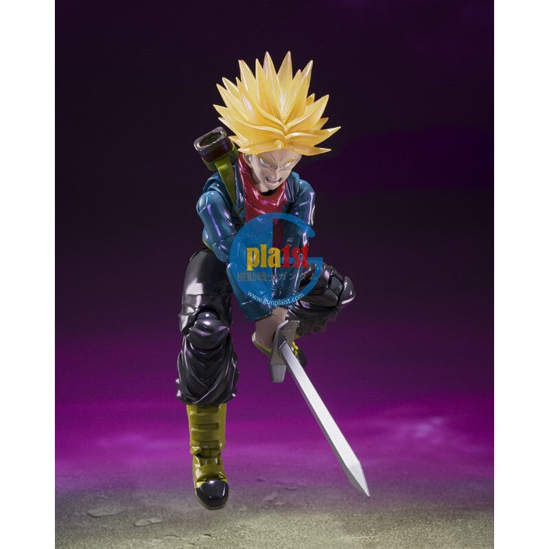 Brand New P-BANDAI S.H.F FUTURE TRUNKS SUPER SAIYAN Exclusive Edition FIGURE