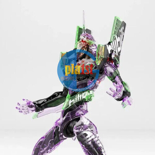 Brand New BANDAI x Billibilli Evangelion EVA Unit-01 Clear Color Plastic Kit