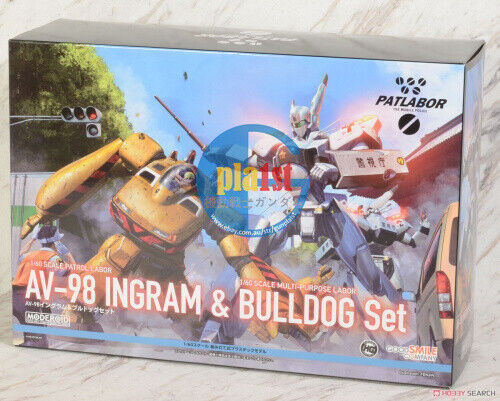 Brand New Good Smile Company MODEROID Patlabor 1/60 AV-98 Ingram & Bulldog Set