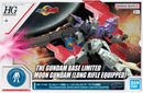Brand New BANDAI HG 1/144 GUNDAM BASE LIMITED MOON GUNDAM (LONG RIFLE EQUIPPED)