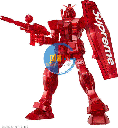 Brand New BANDAI x Supreme MG 1/100 RX-78-2 GUNDAM Ver. 3.0 Plastic Model Kit