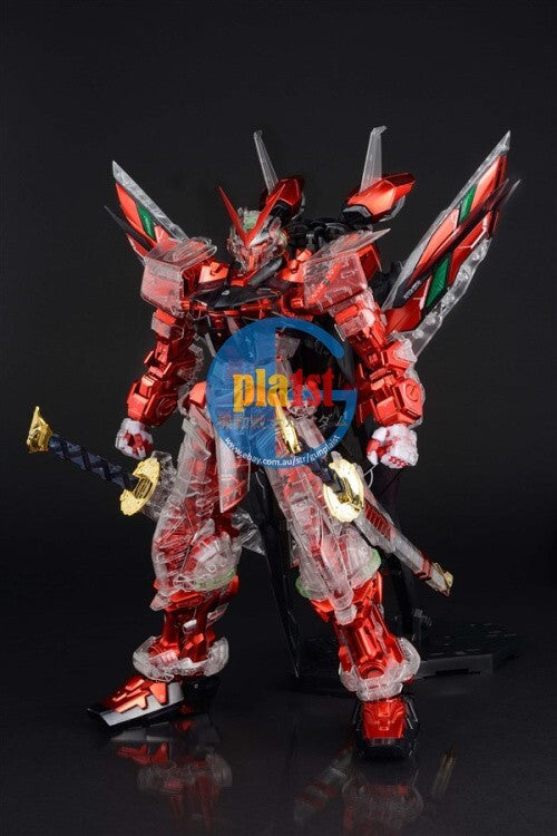 New P-Bandai PG 1/60 Gundam Astray Red Frame Kai [Titanium Clear Armor Ver.]