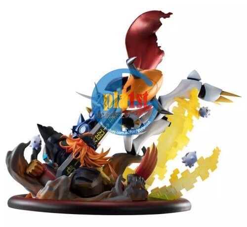 New Megahouse Digimon Adventure: V.S Series Omegamon vs Diaboromon Action Figure
