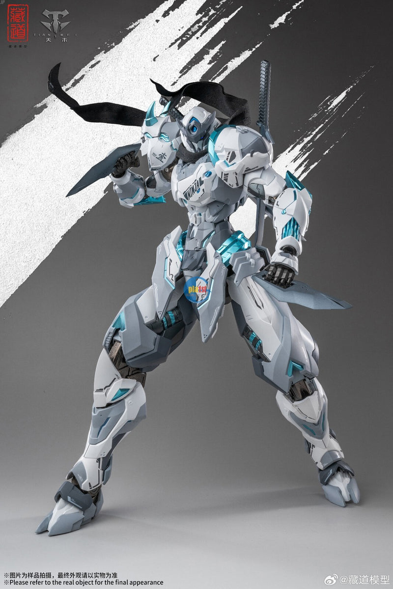 Brand New CangDao Model CD-07W White Ghost White Phantom Ninja Diecast Figure