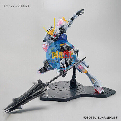Brand New P-BANDAI MG 1/100 THE GUNDAM BASE GUNDAM BARBATOS [CLEAR COLOR Ver.]