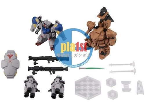 Brand New BANDAI Mobile Suit Ensemble EX36 Gundam GP02A & Xamel