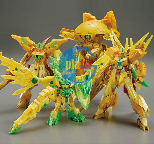 Brand New Unopen BANDAI HG 1/144 Rising Gundam 4-Unit Set