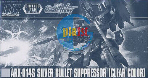 Brand New P-BANDAI HG 1/144 ARX-014S Silver Bullet Suppressor [Clear Color Ver.]