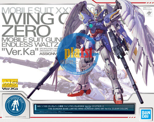 Brand New P-BANDAI MG 1/100 WING GUNDAM ZERO EW VER. KA [CLEAR COLOR Ver.]