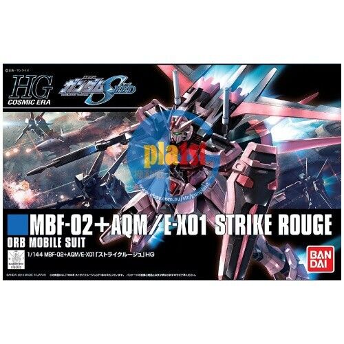 Brand New BANDAI HG 1/144 HGUC 176  MBF-02+AQM/E-X01 GUNDAM STRIKE ROUGE