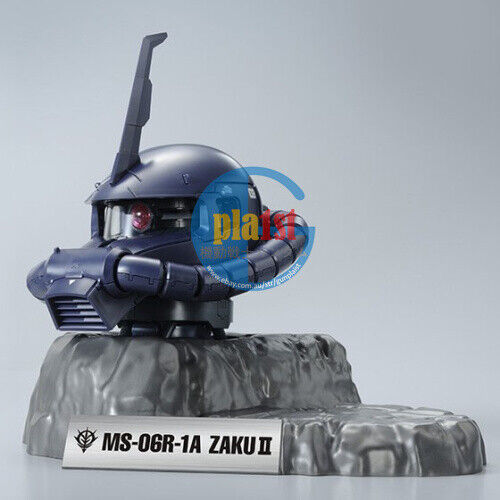 Brand New Unopen P-BANDA 1/35 MS-06R-1A Zaku Head [Black Tri-Stars Custom Ver.]