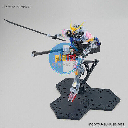 Brand New P-BANDAI MG 1/100 THE GUNDAM BASE GUNDAM BARBATOS [CLEAR COLOR Ver.]